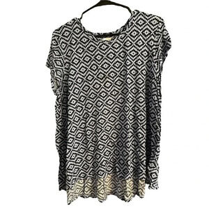 JACLYN SMITH TOP SIZE XL BLUE TOP